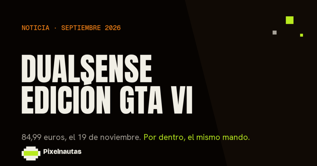 Mando DualSense de edicion limitada de GTA VI: 84,99 euros, a la venta el 19 de noviembre