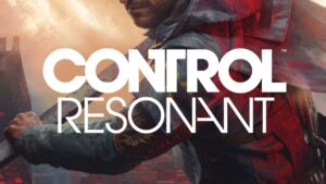 Arte oficial de CONTROL Resonant, con Dylan Faden empuñando el arma de servicio