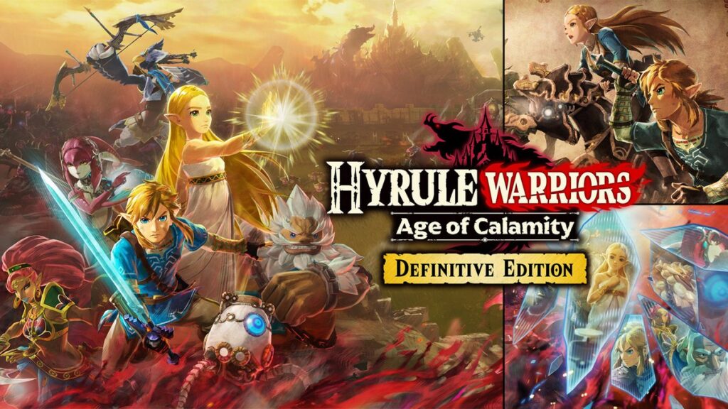 Arte oficial de Hyrule Warriors: Age of Calamity Definitive Edition para Switch 2